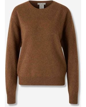 The Row Pull Tricot Cachemire - Marron