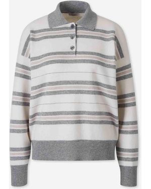 Peserico Polo Neck Jumper - Grey