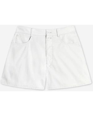 Lemaire Straight Shorts - White