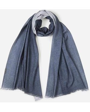 Santa Eulalia Plain Cashmere Scarf - Blue