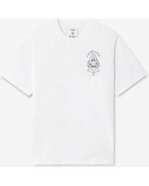 CASABLANCA Short Sleeve T-Shirt - White