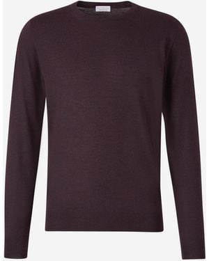 Santa Eulalia Cashmere And Silk Jumper - Purple