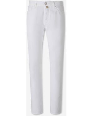 Jacob Cohen Jeans Rectos - Blanco