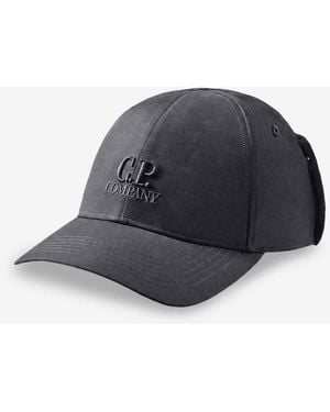 C.P. Company Chrome-R Goggle Cap - Blue