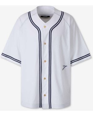 Jacquemus Cotton Baseball Shirt - Blue