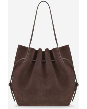 Yuzefi Scallop Tote Bag - Brown