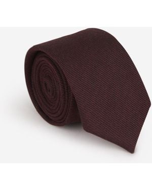 Bigi por Santa Eulalia Plain Silk Tie - Purple