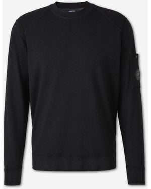 C.P. Company Jersey Cuello Redondo - Negro