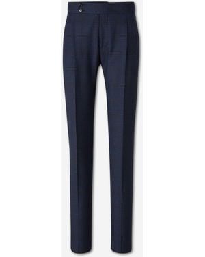 SCABAL® Wool Dress Pants - Blue