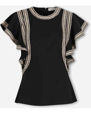 Ulla Johnson Top Anora - Black