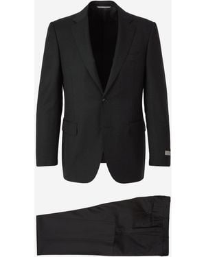 Canali Wool Suit - Black