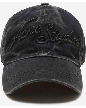 Acne Studios Logo Cap - Black