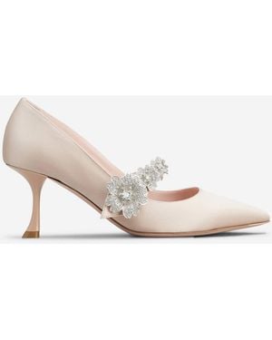 Roger Vivier Bouquet Di Fiori Scarpe Col Tacco - Neutro