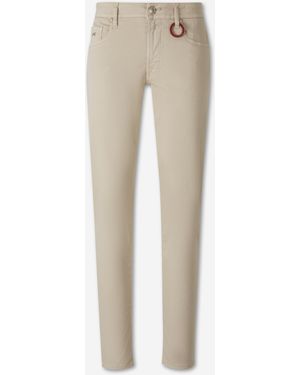 Tramarossa Slim Cotton Jeans - Natural