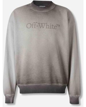 Off-White c/o Virgil Abloh Rundhals-Sweatshirt - Grau