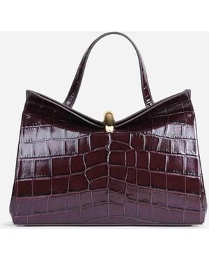 Jacquemus Le Valérie Crocodile Bag - Purple