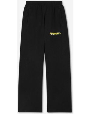 Balenciaga Cotton Logo Joggers - Black