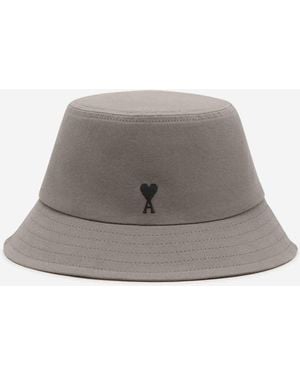 Ami Paris Sombrero Pescador Logo - Gris