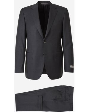 Canali Wool Suit - Black
