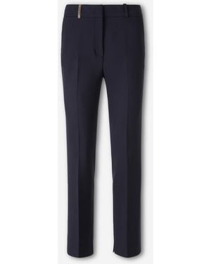 Peserico Pantalones Vestir - Azul