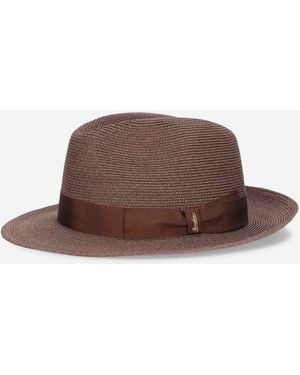 Borsalino Cappello Di Canapa Jules - Marrone