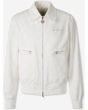CASABLANCA Monogram Bomber Jacket - White