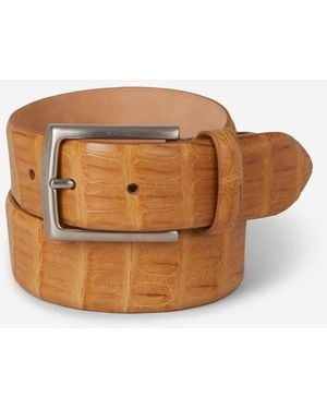 Santa Eulalia Croco Belt - Brown