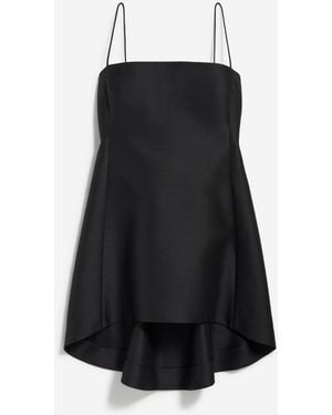 Balenciaga Vestido Tirantes Babydoll - Negro