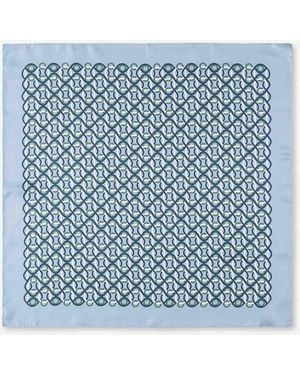 Santa Eulalia Printed Scarf - Blue