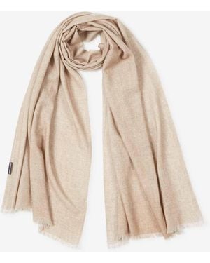 Santa Eulalia Plain Cashmere Scarf - Natural