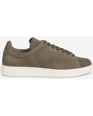 Tom Ford Schnür-Sneakers - Braun