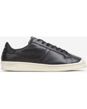 Jil Sander Leather Sports Shoes - Black