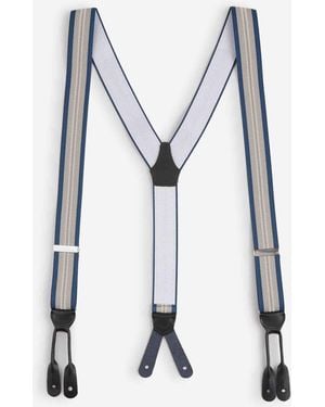 Santa Eulalia Elastic Suspenders - White