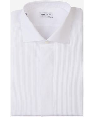 Santa Eulalia Camisa De Smoking - White