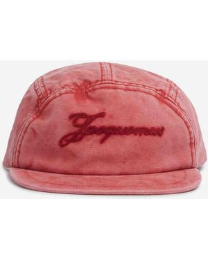 Jacquemus La Casquette Gardian Cap - Red