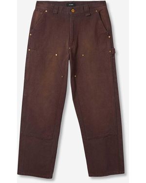 Willy Chavarria Carpenter Style Work Trousers - Brown
