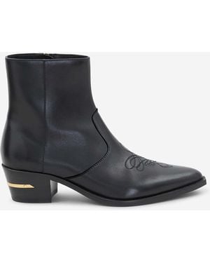 Amiri Ryder Leather Boots - Black
