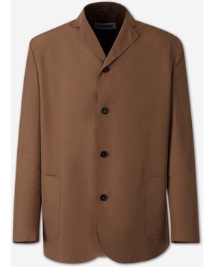 Jil Sander Casual Technical Jacket - Brown