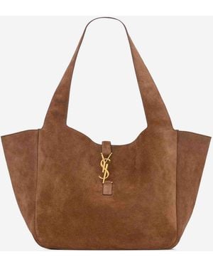 Saint Laurent Bolso Tote Le 5 À 7 Bea - Marrón