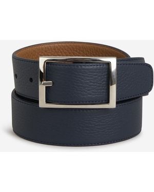 Santa Eulalia Taurillon Belt - Blue