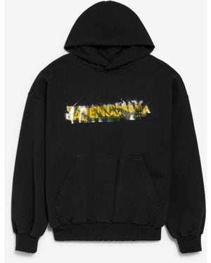 Balenciaga Sudadera Messy Spray - Negro