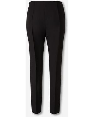 Roland Mouret Crepe Straight Leg Pants - Black