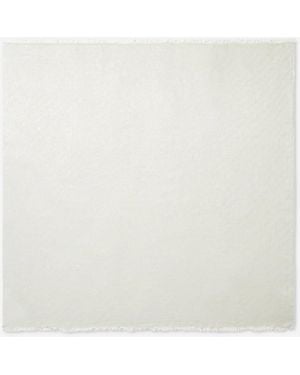 Peserico Lurex Scarf - White
