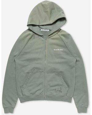 Acne Studios Sudadera Efecto Desgastado - Verde