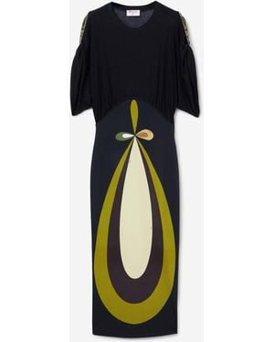 Emilio Pucci Abito Lungo Maddalena - Nero