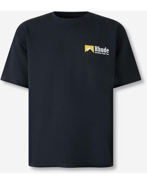 Rhude T-Shirt International Racing - Noir