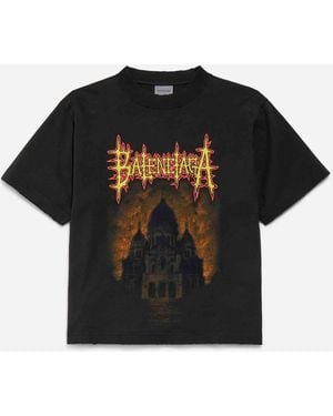 Balenciaga T-Shirt Sacré-Cœur - Noir