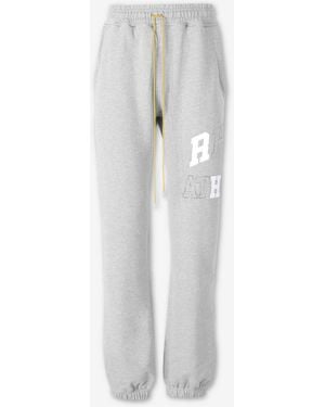 Rhude Fleece Joggers - White