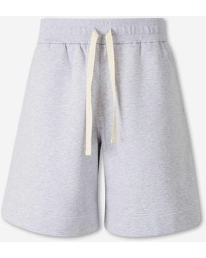 Jil Sander Cotton Bermuda Shorts - White
