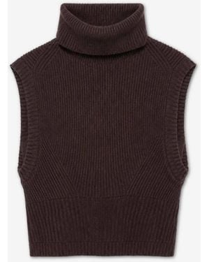 Jonathan Simkhai Maple High Neck Vest - Purple